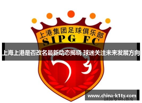 上海上港是否改名最新动态揭晓 球迷关注未来发展方向